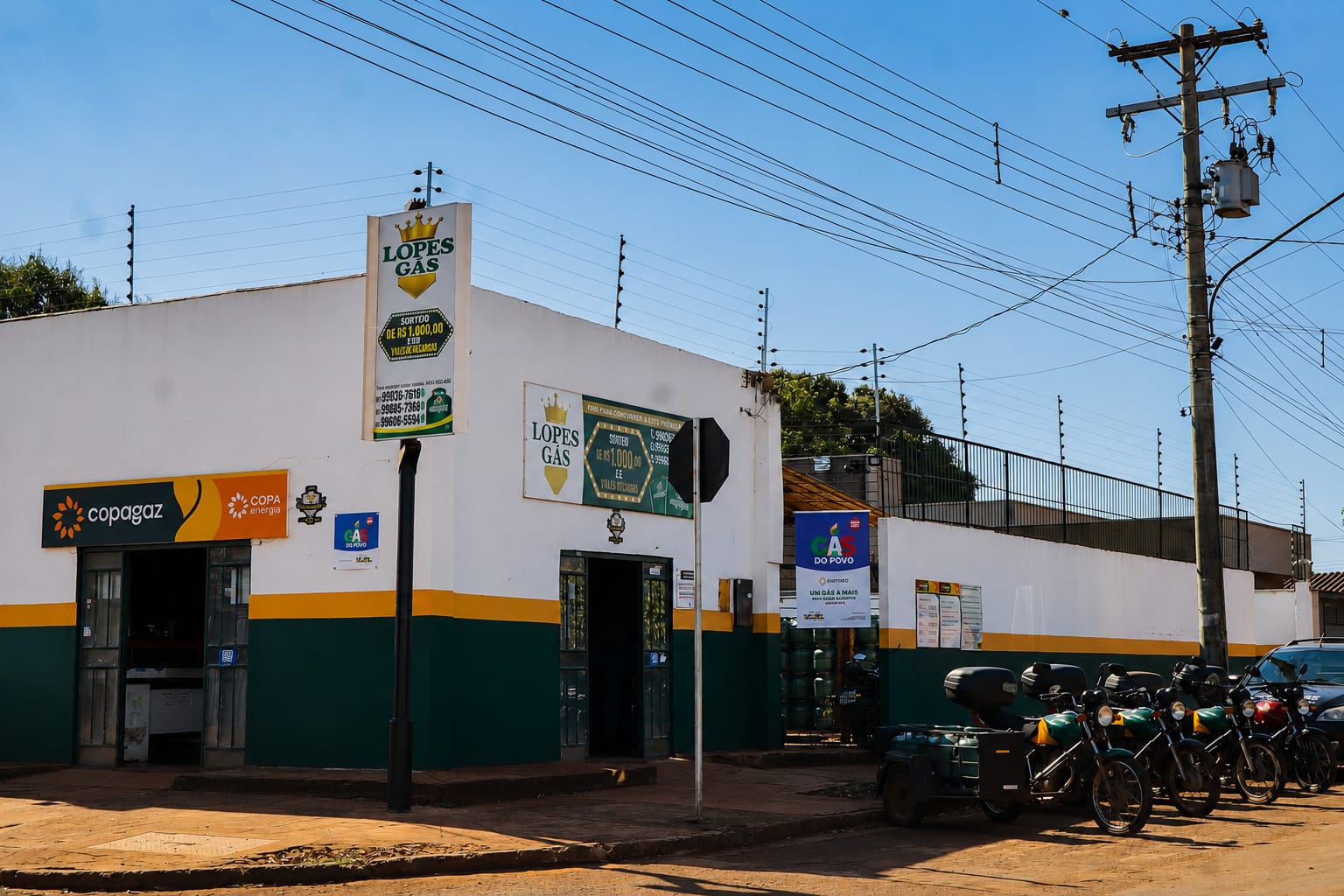 Botijão de gás